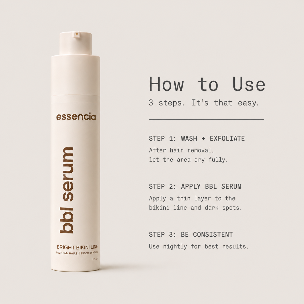 BBL Serum - Brighten Bikini Line
